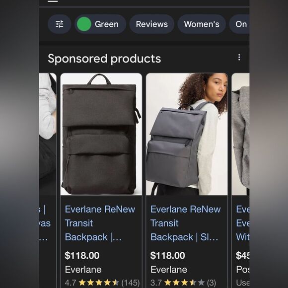 Stylish Sage Green Everlane Transit Backpack 🎒 - Picture 12 of 12